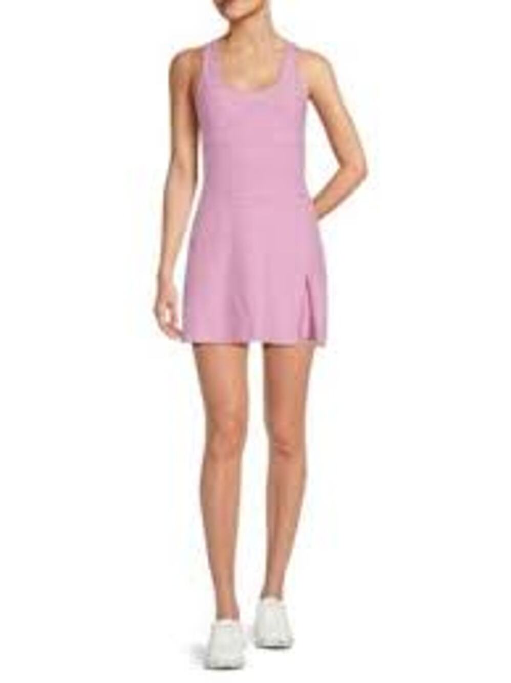 YEAR OF OURS Racer Back Mini Tennis Dress Vintage Pink Small S BUILT-IN SHORTS